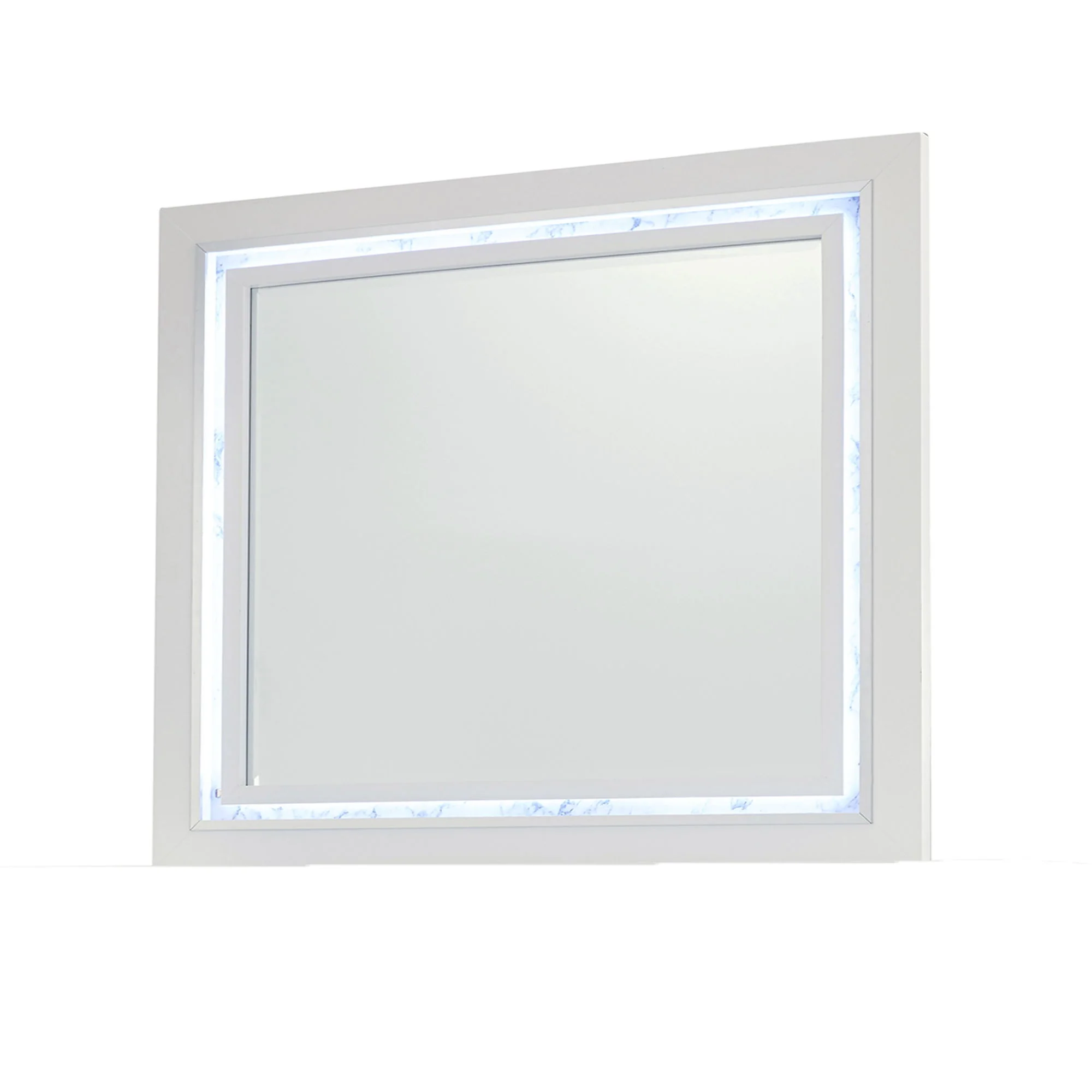 Skye - Marble Mirror - White - Image 5