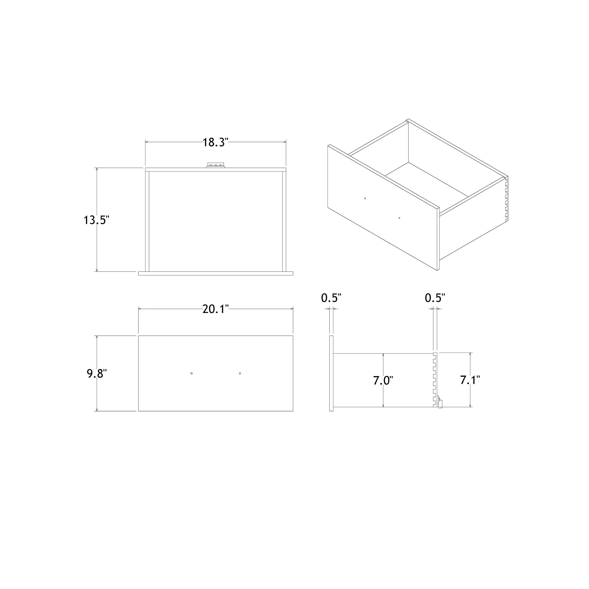 Skye - Marble Nightstand - White - Image 6