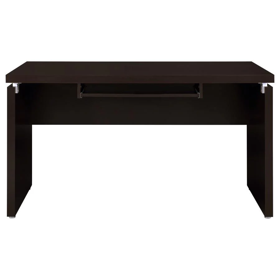 Skylar - Computer Desk With Keyboard Drawer - Cappuccino - Image 4