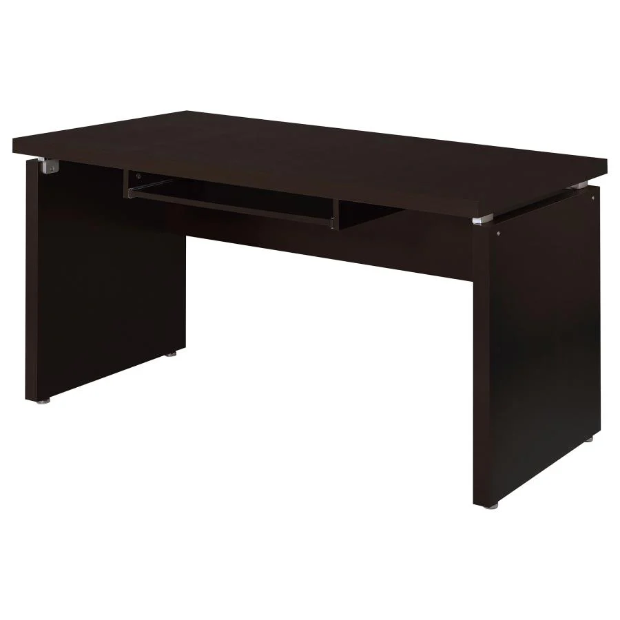 Skylar - Computer Desk With Keyboard Drawer - Cappuccino - Image 5
