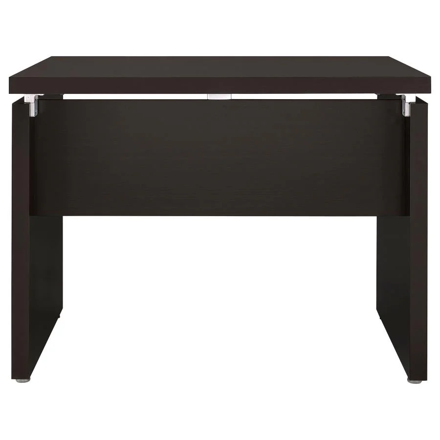 Skylar - L-Shape Desk With Mobile File Cabinet - Cappuccino - Image 6