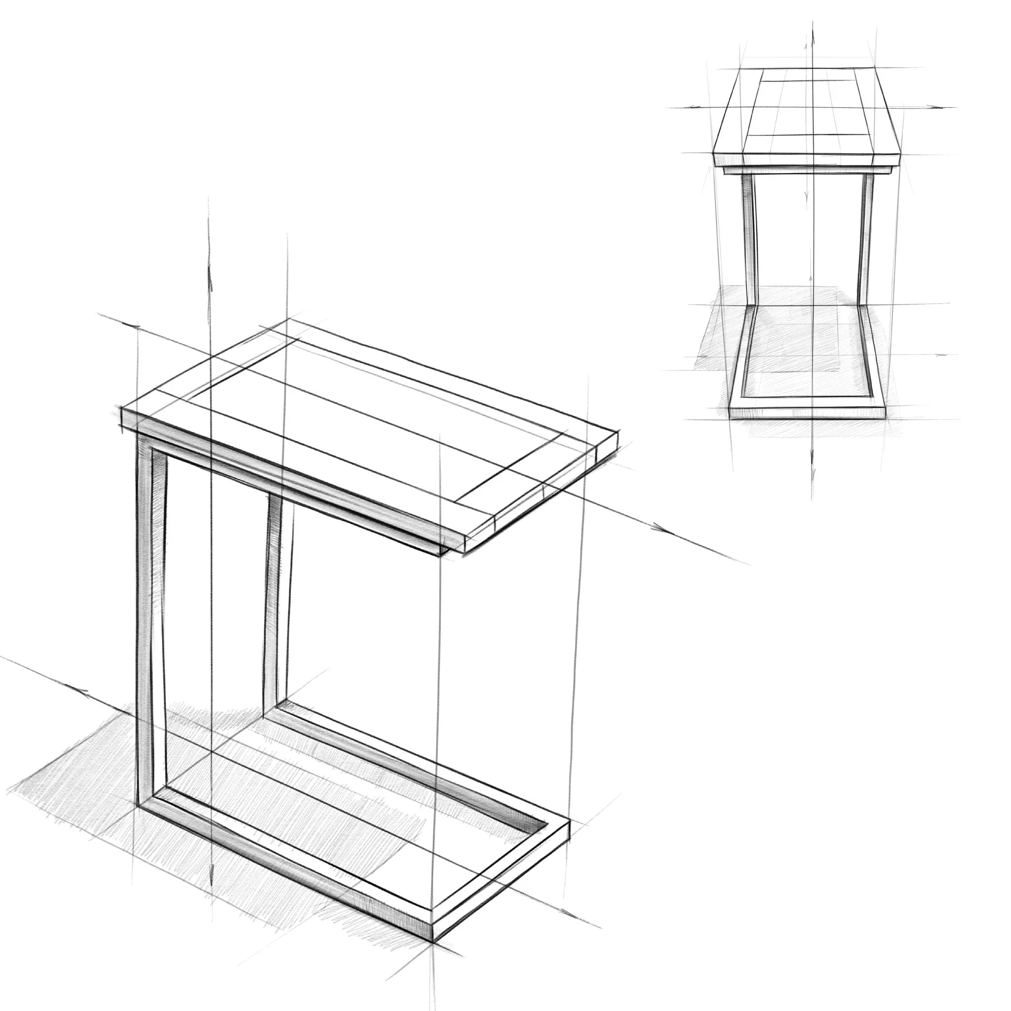 Skyler - Handcrafted C Side Table - Image 37