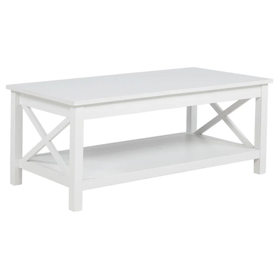 Skyview - 44" Rectangular Lift Top Coffee Table - White - Image 4