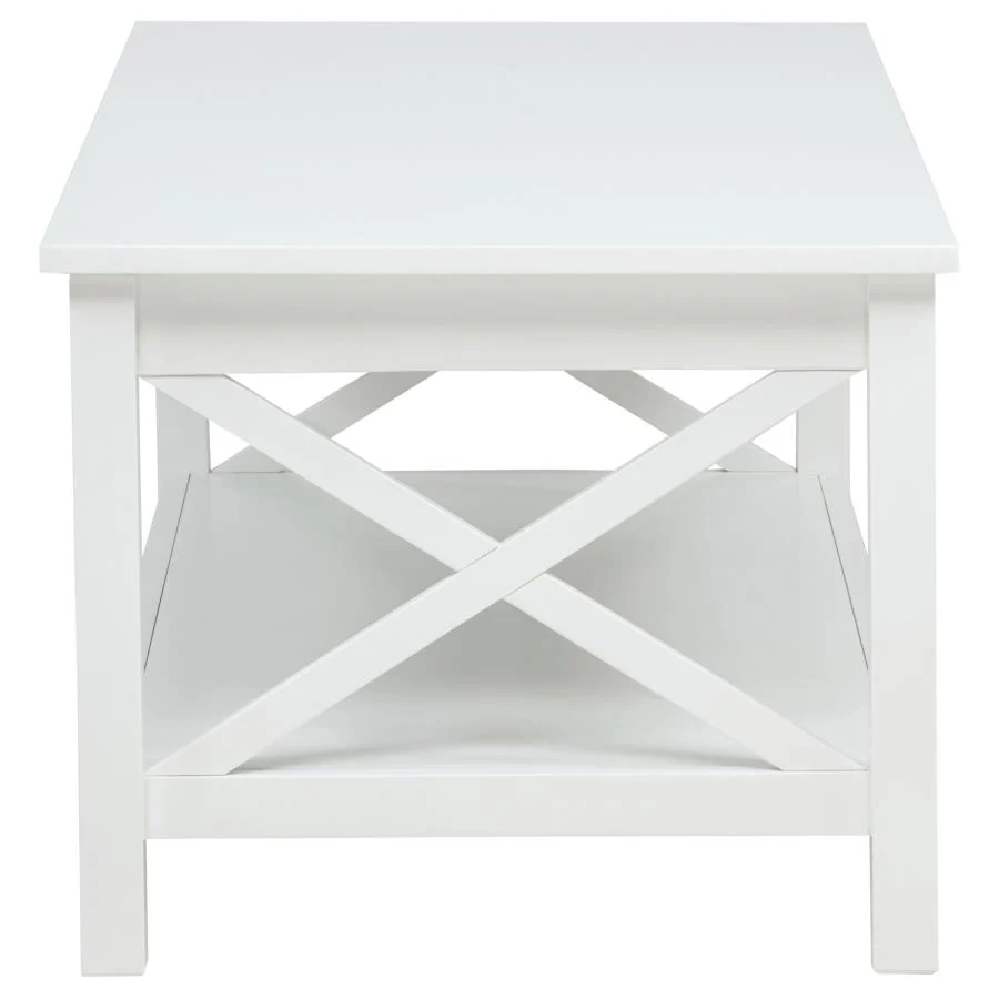 Skyview - 44" Rectangular Lift Top Coffee Table - White - Image 6