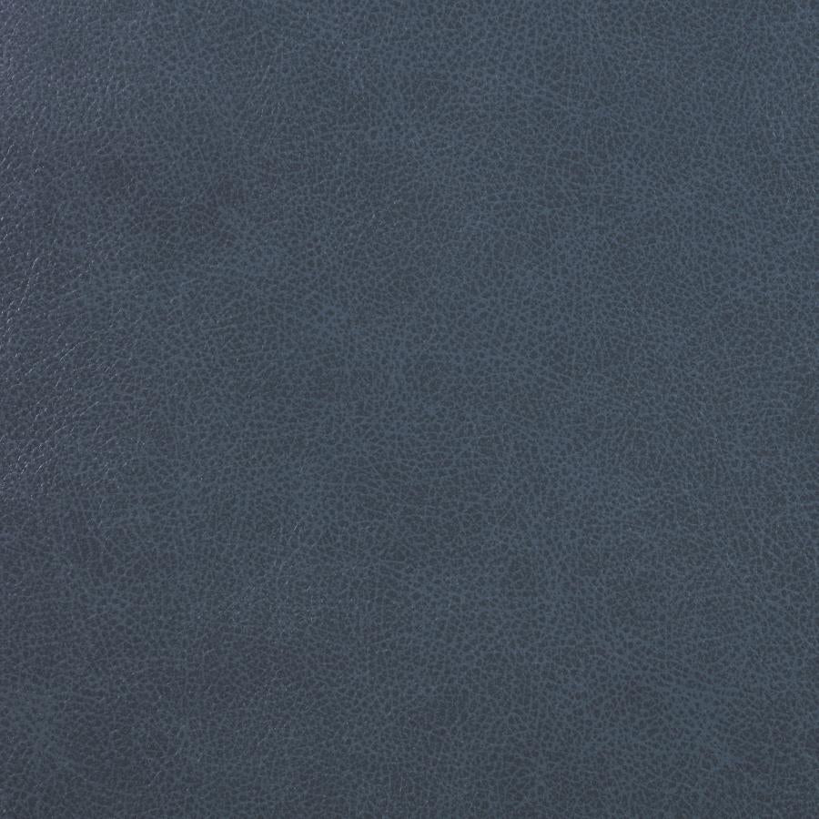 Sloane - Upholstered Padded Arm Reclining Sofa - Blue - Image 10