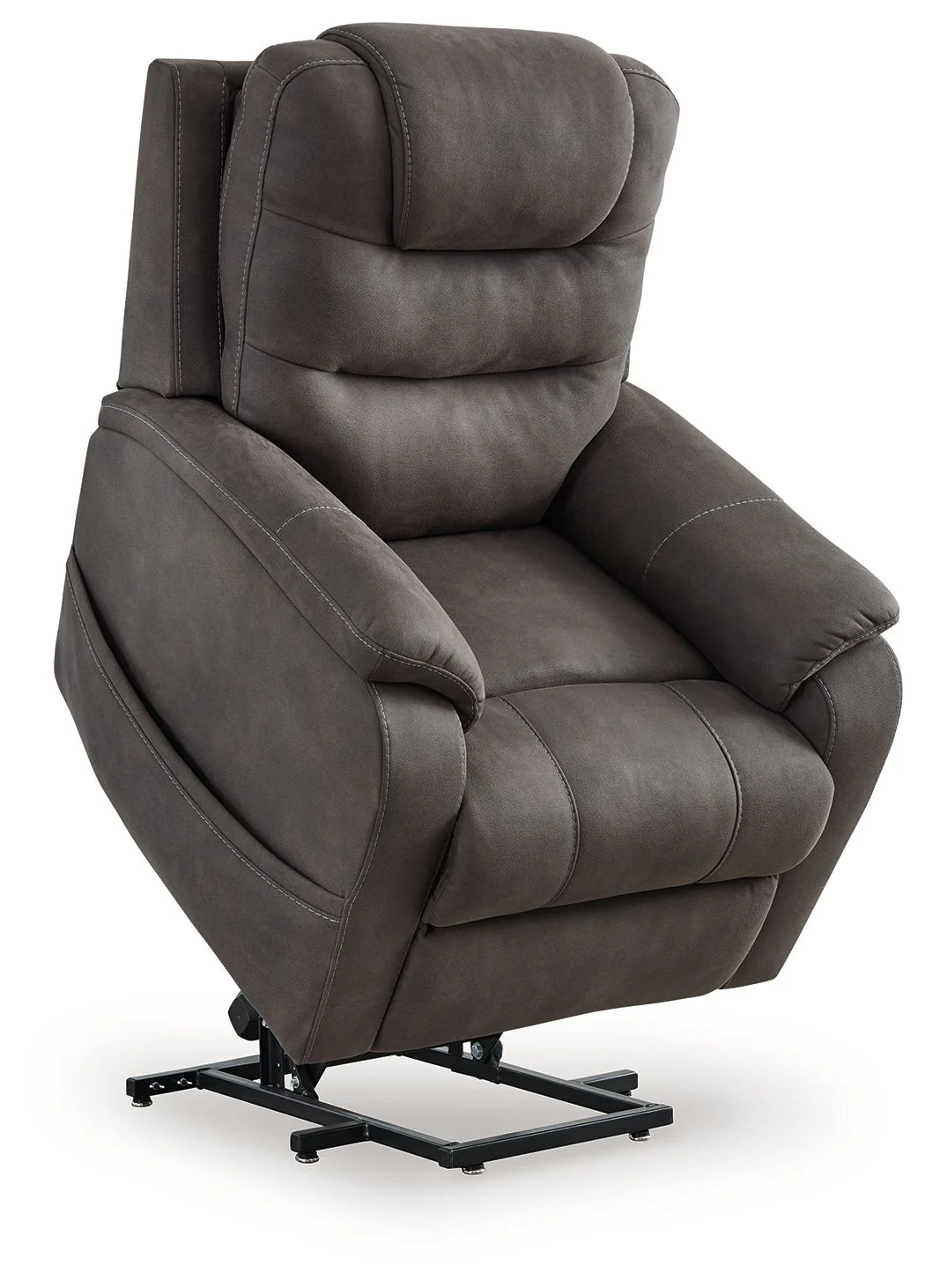 Snowfield - Power Lift Recliner - Gunmetal - Image 13