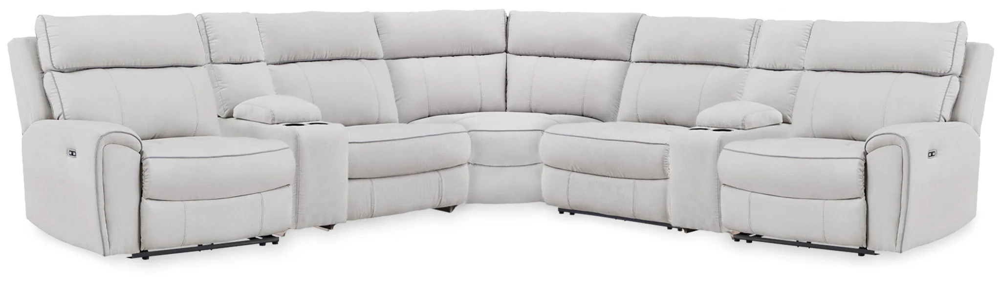 Social Pointe - Reclining Sectional - Image 6