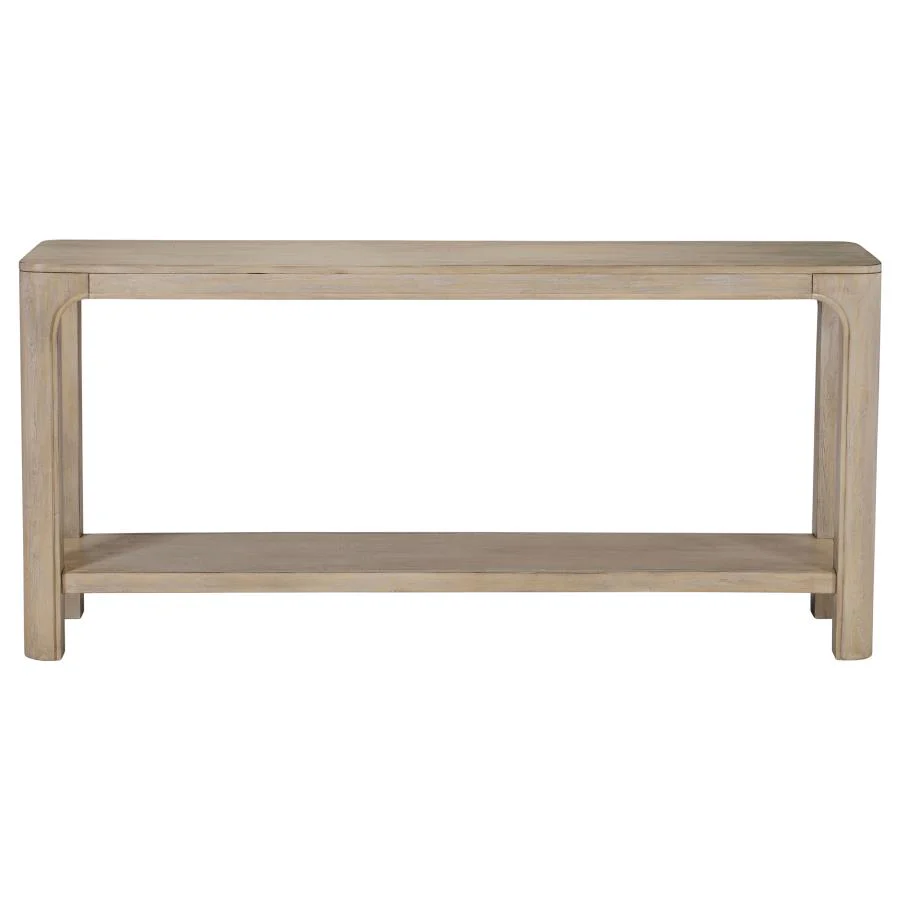 Solano - 64" Entryway Console Sofa Table - Weathered Mango - Image 4
