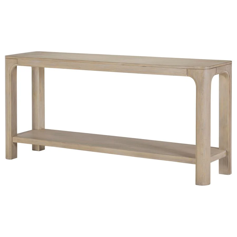 Solano - 64" Entryway Console Sofa Table - Weathered Mango - Image 5