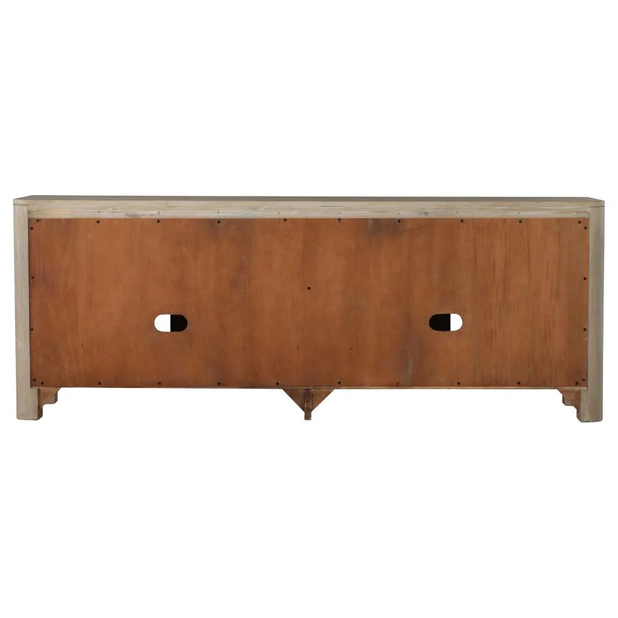 Solano - 71" 2-door TV Stand Media Console - Weathered Mango - Image 9