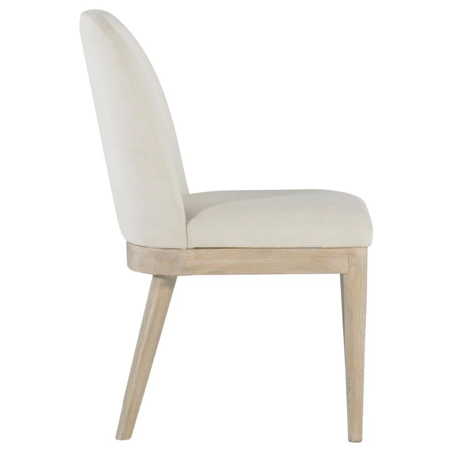Solano - Upholstered Dining Side Chair (Set of 2) - Beige - Image 10