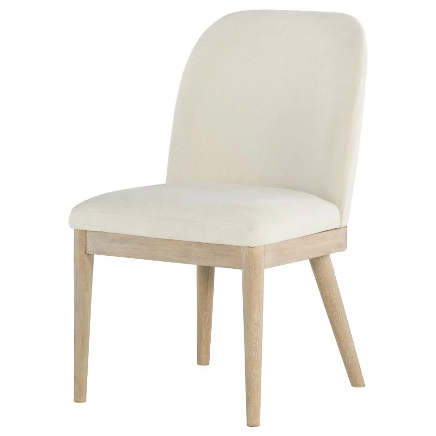 Solano - Upholstered Dining Side Chair (Set of 2) - Beige - Image 5