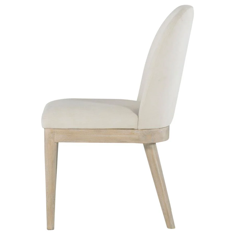 Solano - Upholstered Dining Side Chair (Set of 2) - Beige - Image 6