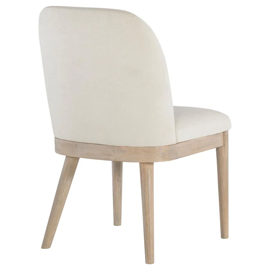 Solano - Upholstered Dining Side Chair (Set of 2) - Beige - Image 9