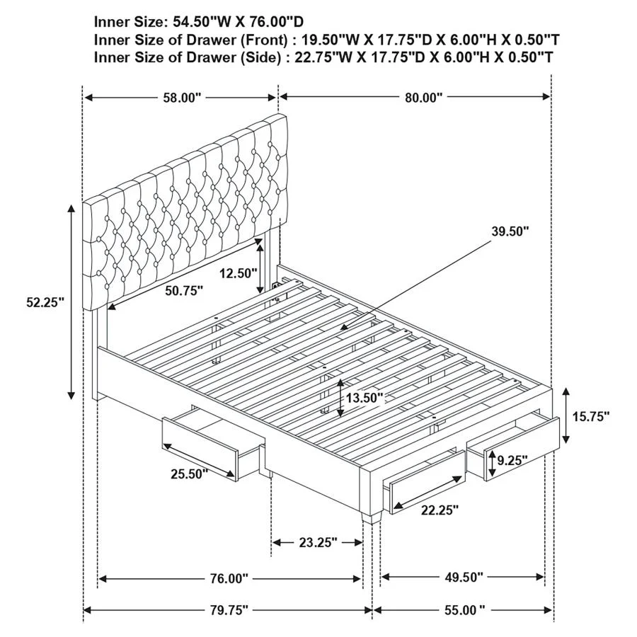 Soledad - Upholstered Storage Panel Bed - Image 18