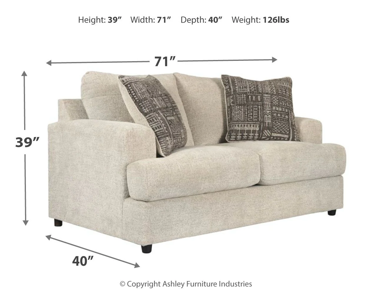 Soletren - Stationary Loveseat - Image 5