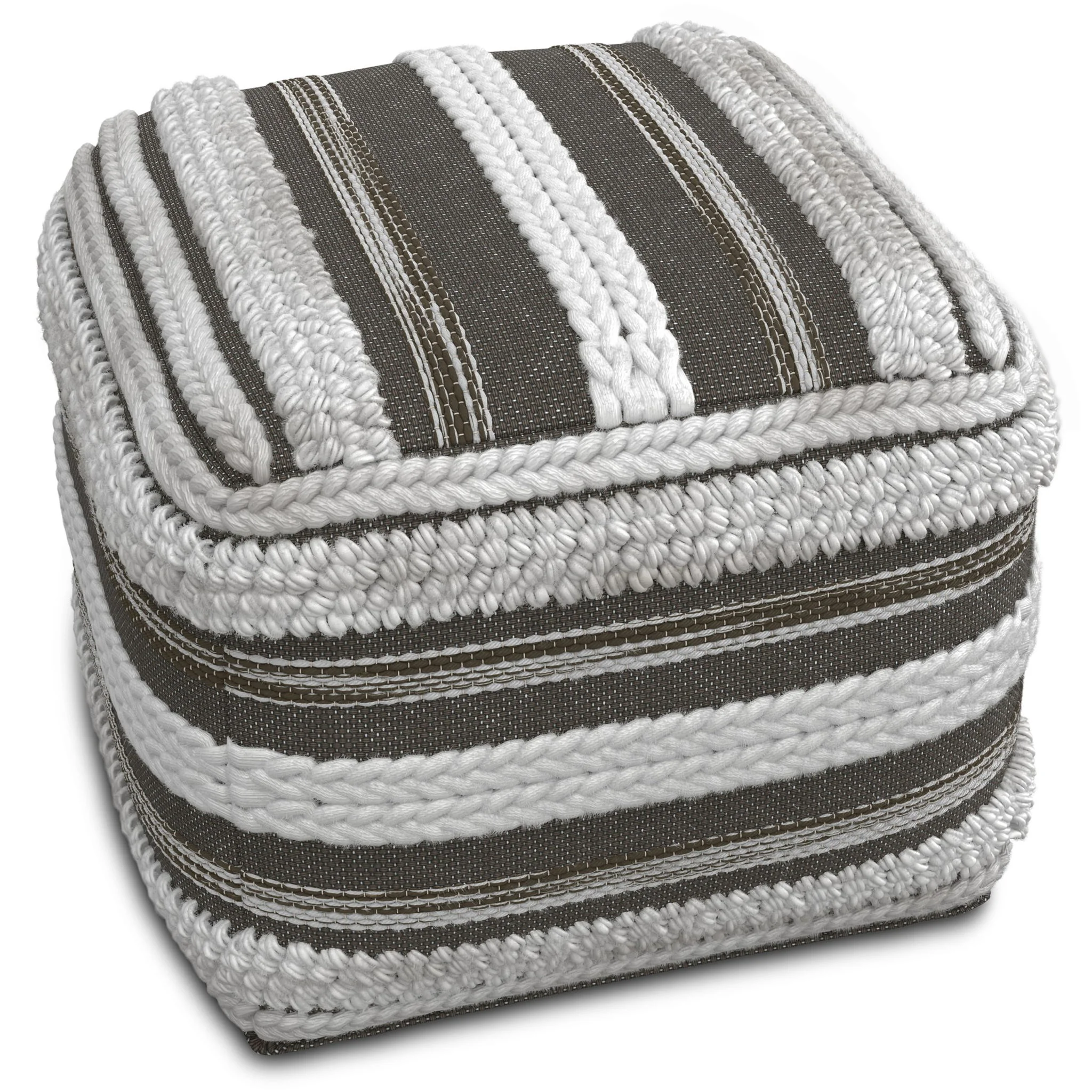 Sommer - Handcrafted Square Pouf - Image 8
