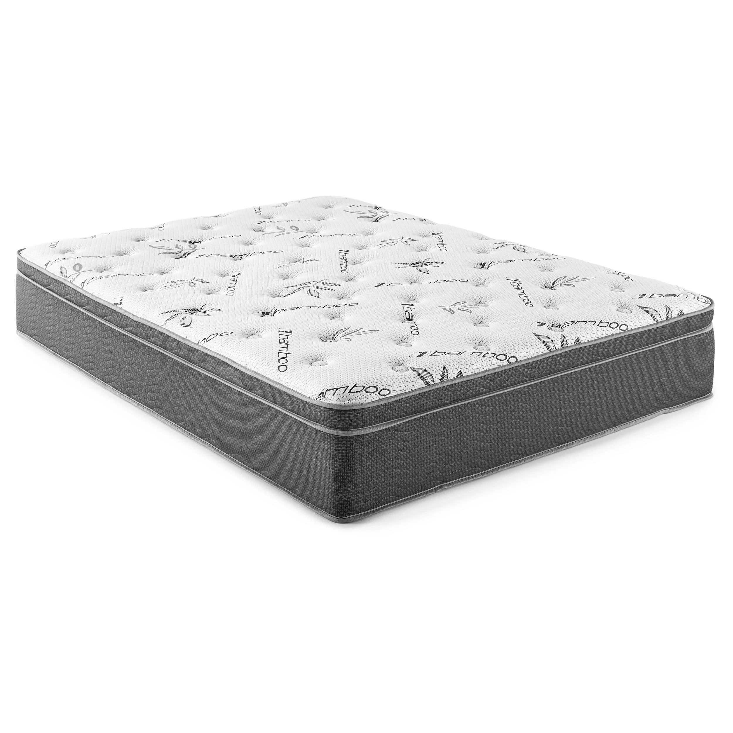Sommet - Bamboo Euro Top Hybrid Mattress - Image 21