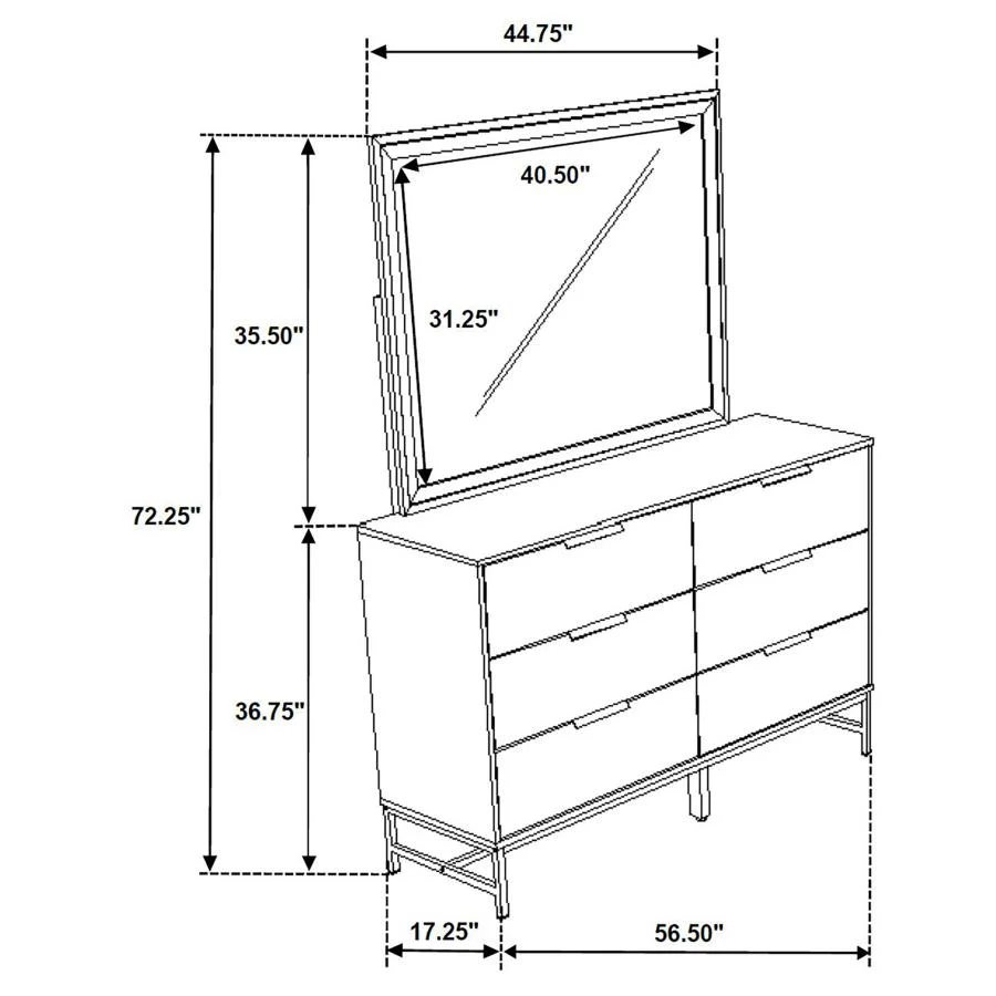 Sonora - 6-Drawer Dresser - Image 24