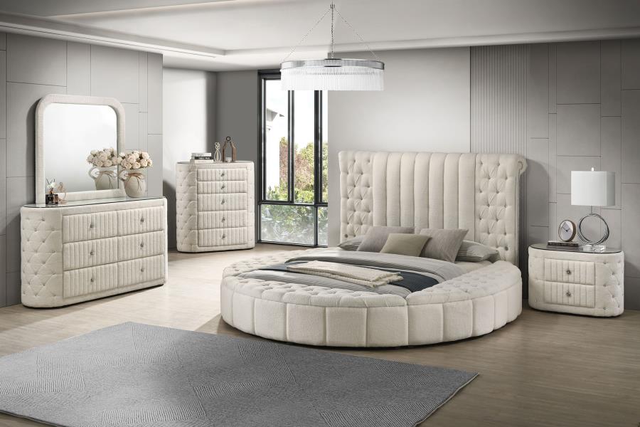 Sonya - 6-Drawer Upholstered Bedroom Dresser - Image 25