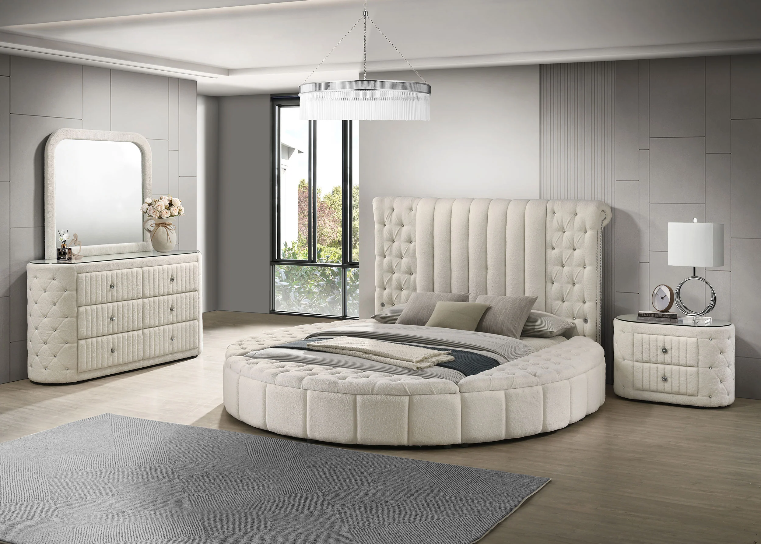 Sonya - Upholstered Bedroom Set - Image 79