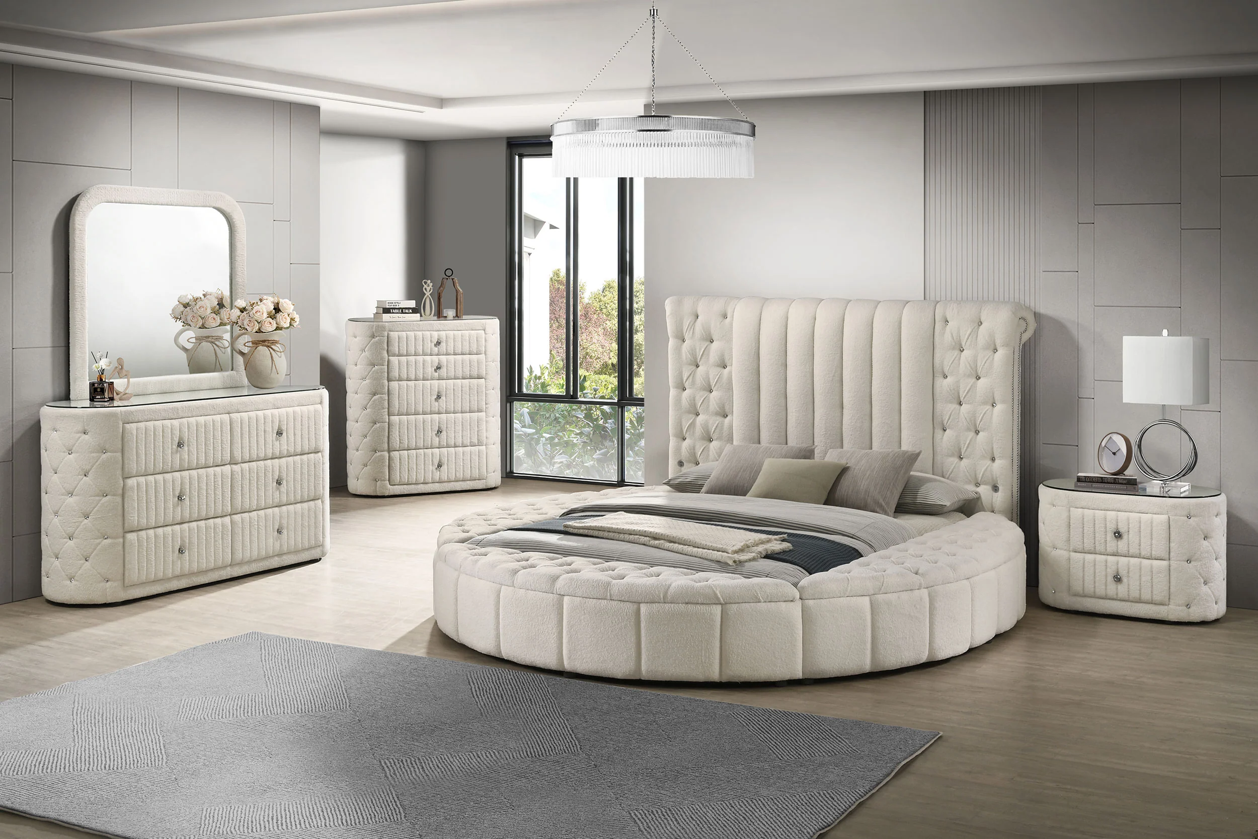 Sonya - Upholstered Bedroom Set - Image 80