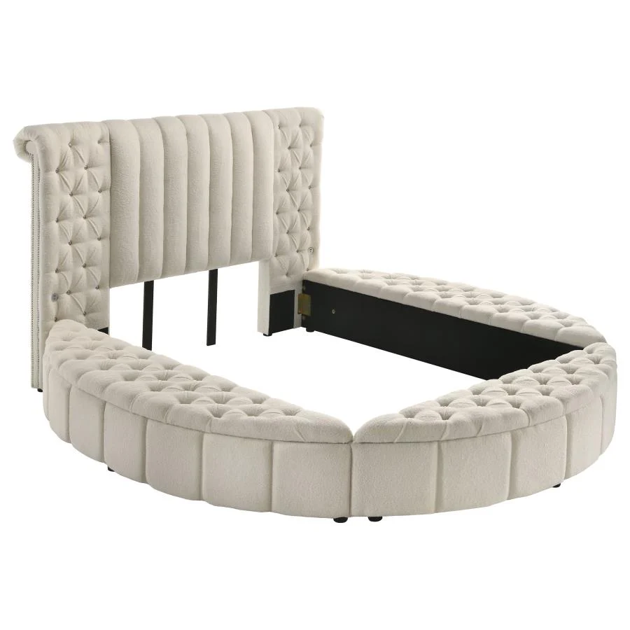 Sonya - Upholstered Round Storage Bed - Image 2