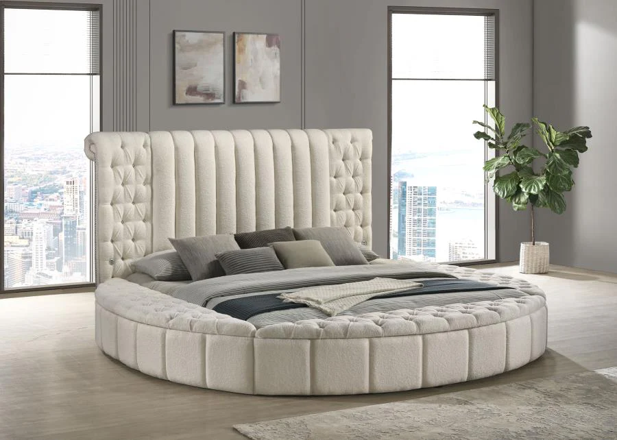 Sonya - Upholstered Round Storage Bed - Image 3