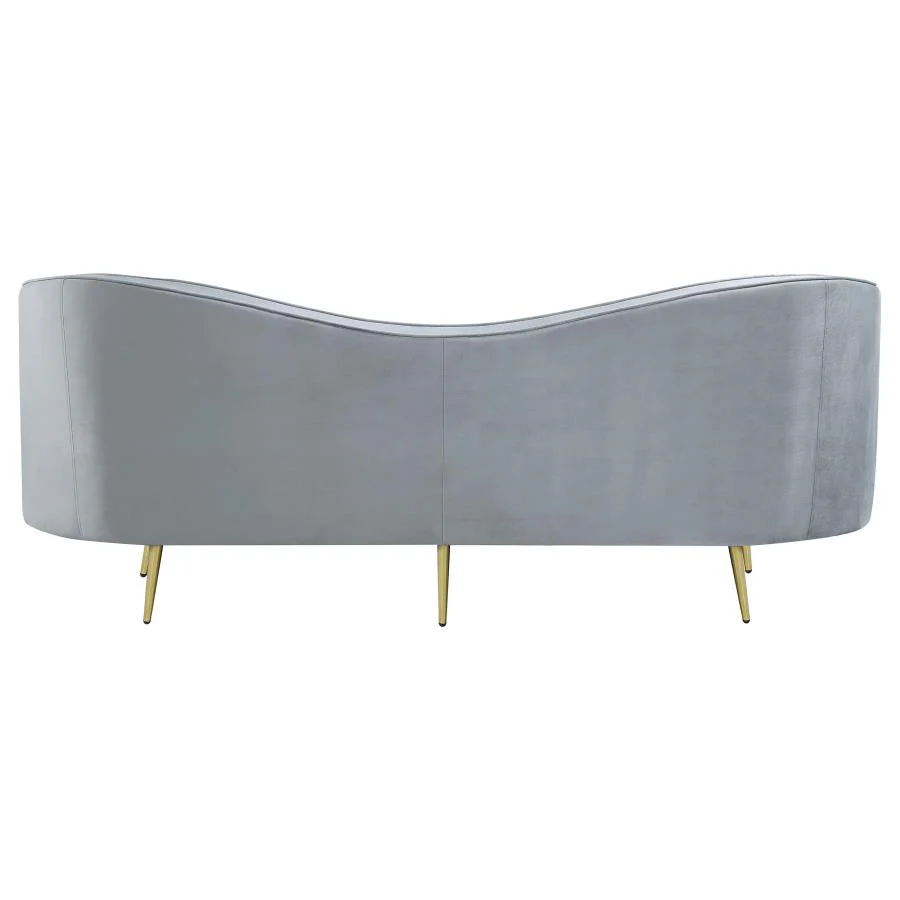 Sophia - Upholstered Channel Tufted Sofa Set - Image 10