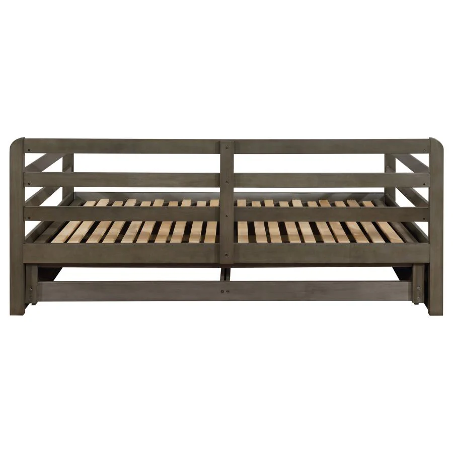 Sorrento - 2-Drawer Twin Long Daybed With Extension Trundle - Gray - Image 11