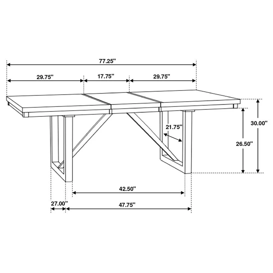 Spring Creek - Extension Dining Table - Natural Walnut - Image 7
