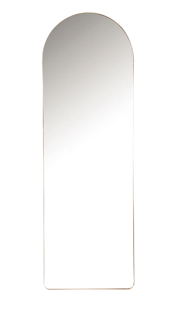 Stabler - Metal Framed Floor Mirror - Rose Gold - Image 5