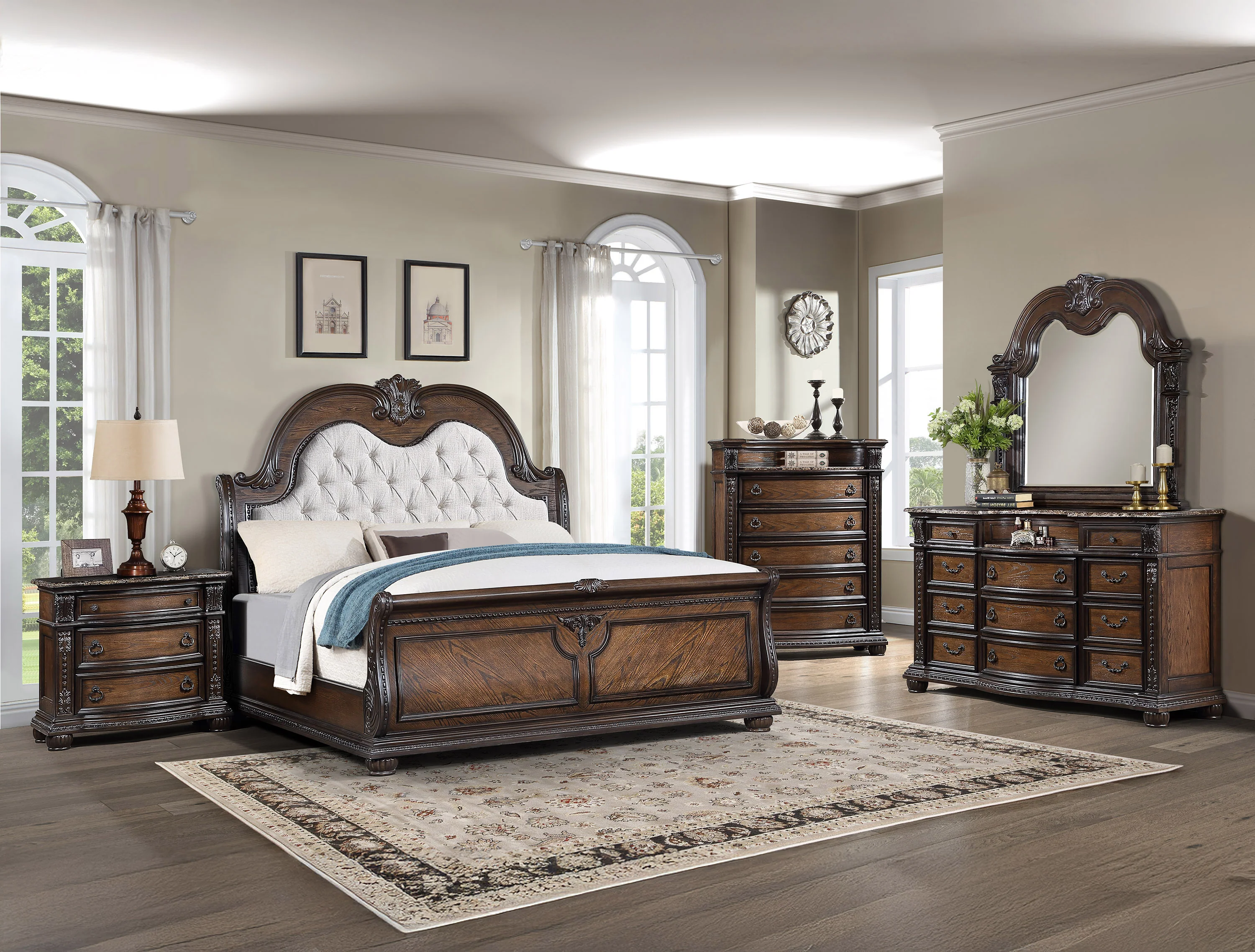 Stanley Night Stand -Coffee Brown