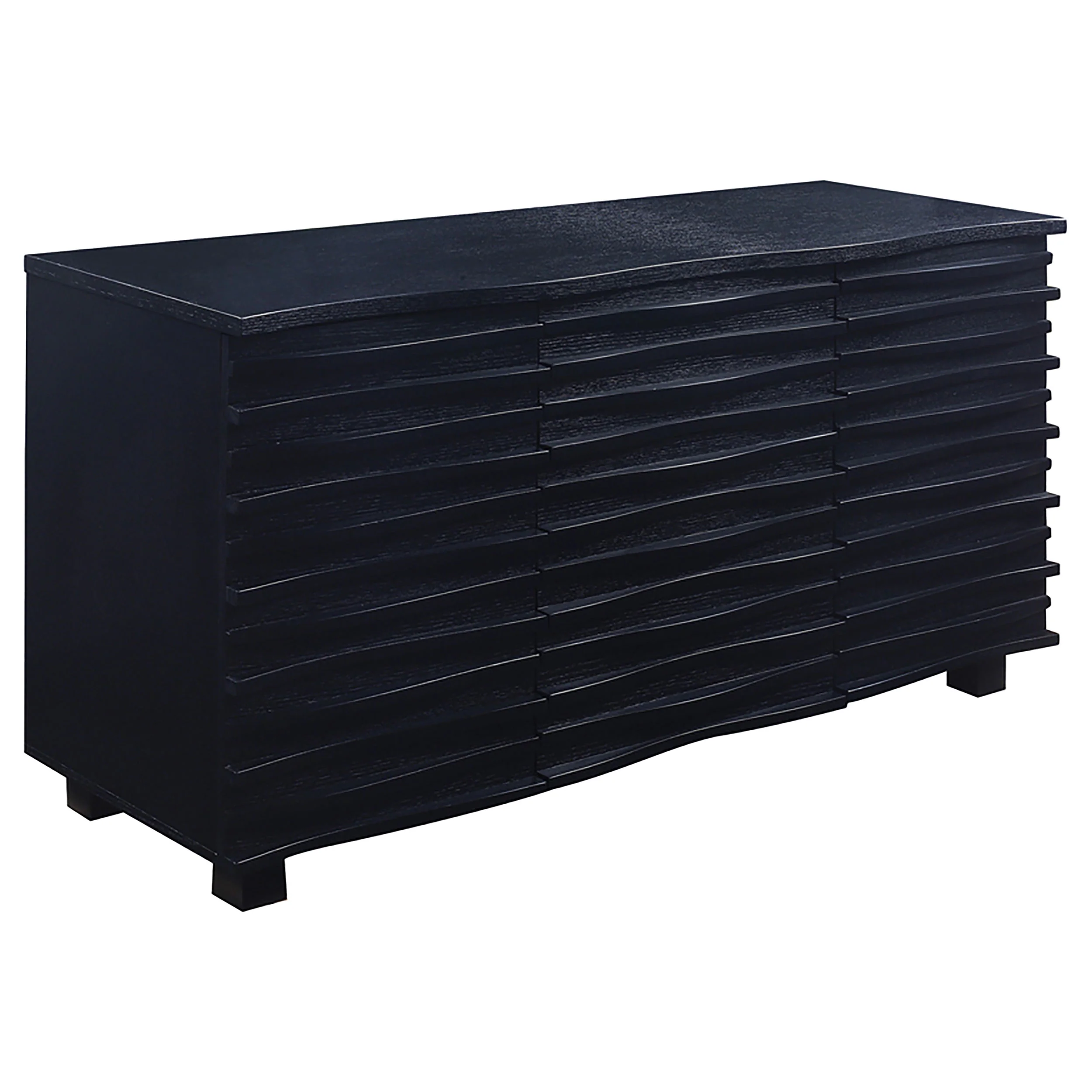 Stanton - 3-Drawer Sideboard Buffet Storage Cabinet - Black - Image 6