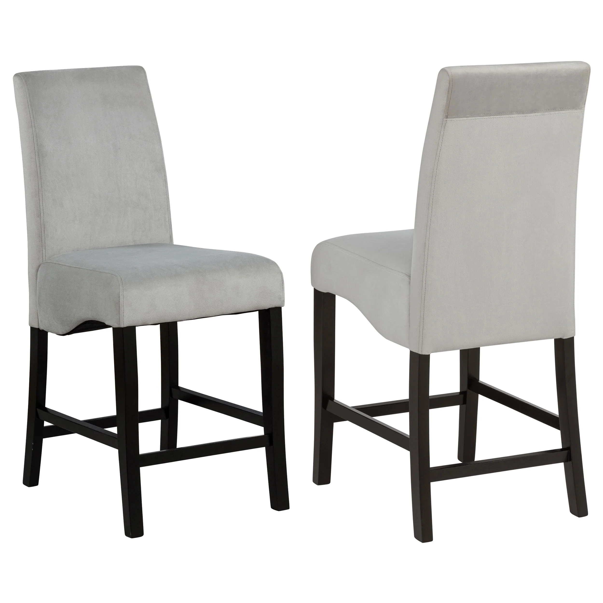 Stanton - Upholstered Counter Chairs (Set of 2) - Gray And Black - Image 16