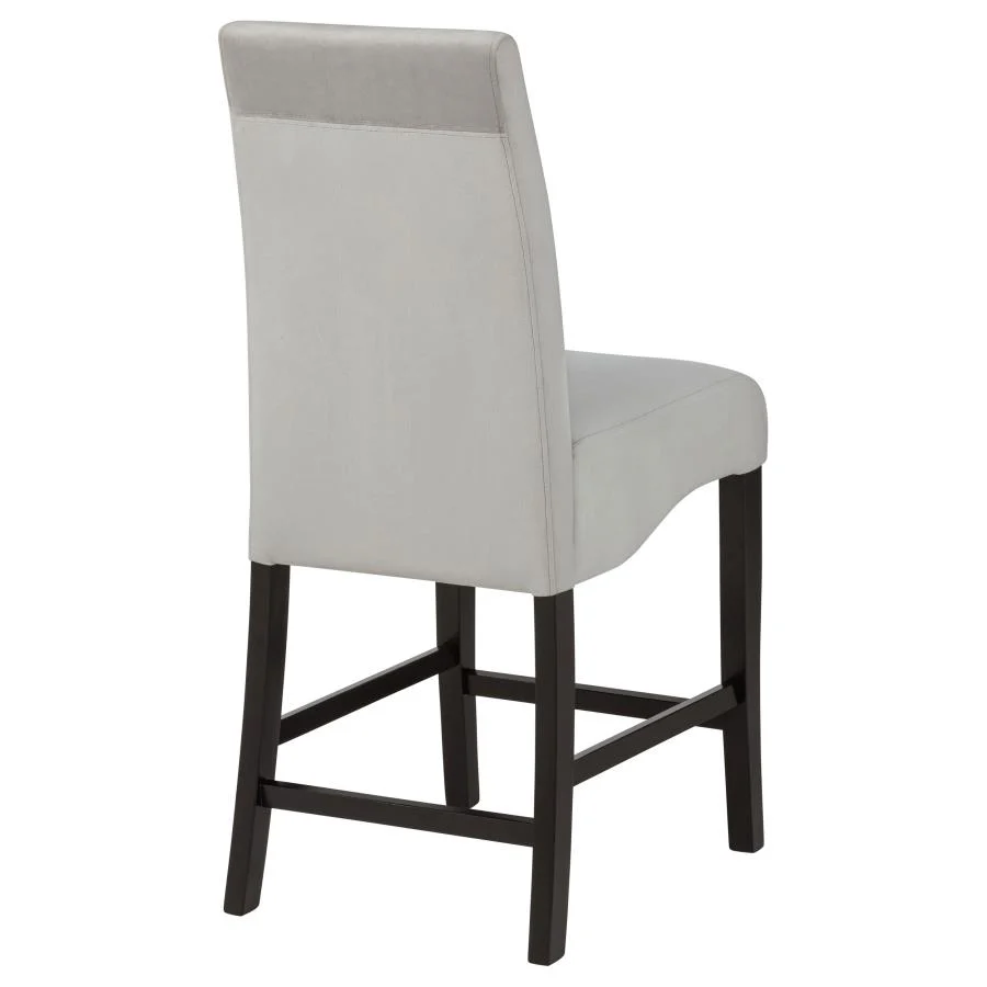 Stanton - Upholstered Counter Chairs (Set of 2) - Gray And Black - Image 9