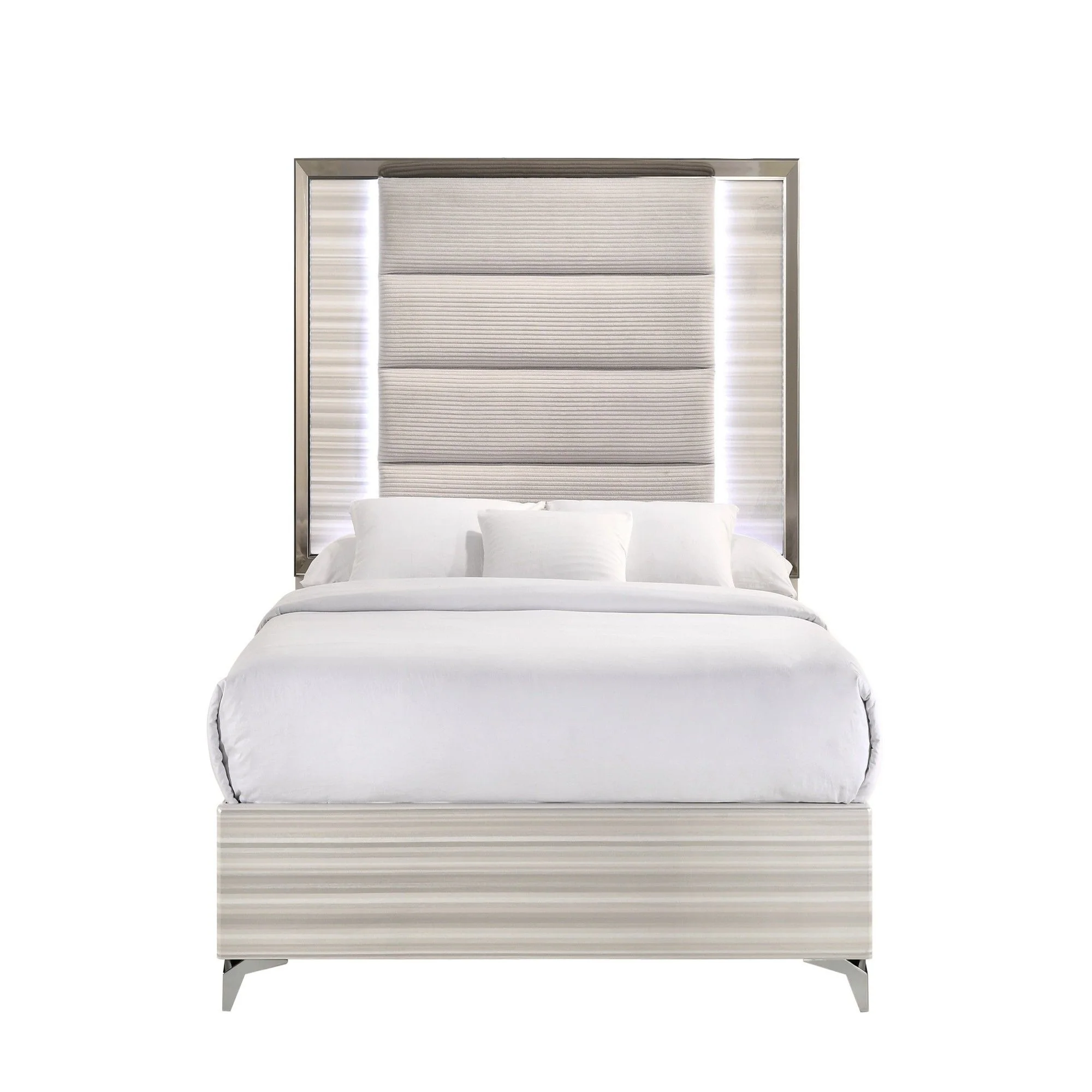 Star - 5 Pieces Bedroom Set Modern Design With LED