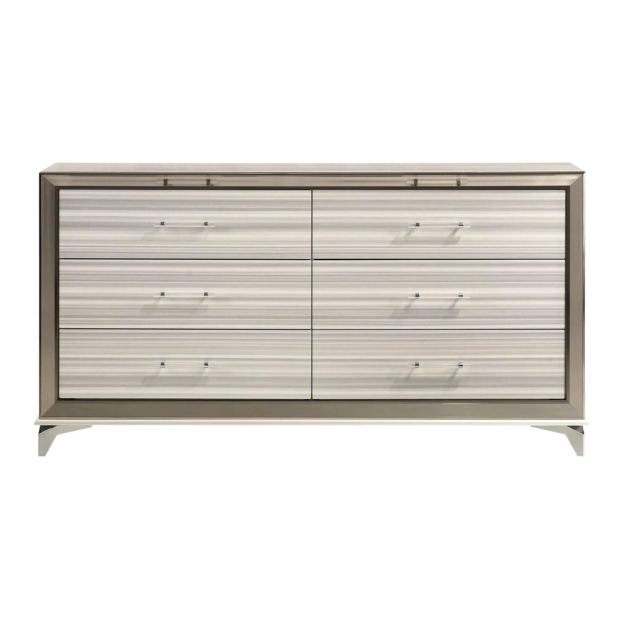 Star - 5 Pieces Bedroom Set Modern Design With LED - Image 9