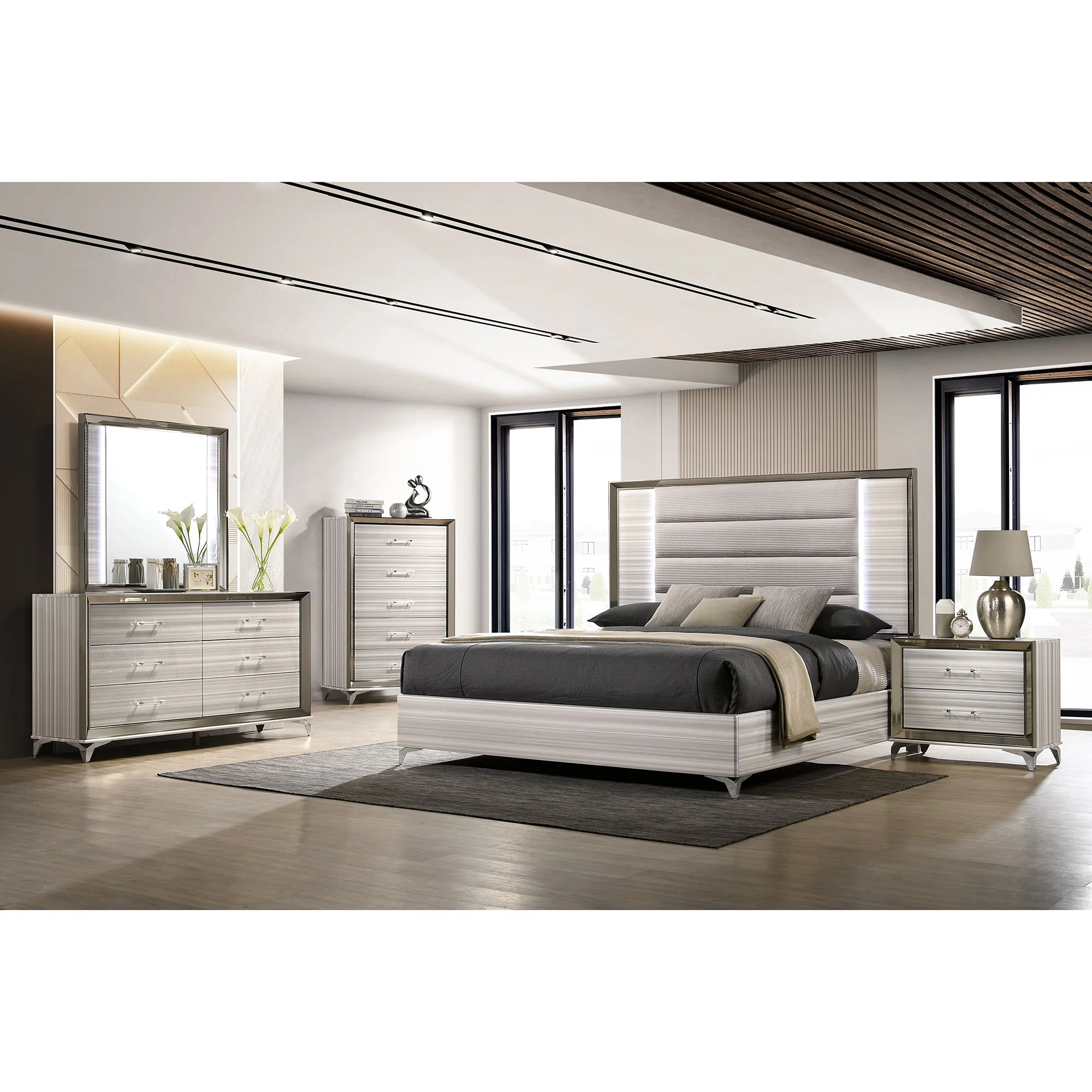 Star - Bed With LED Modern Design - Image 2