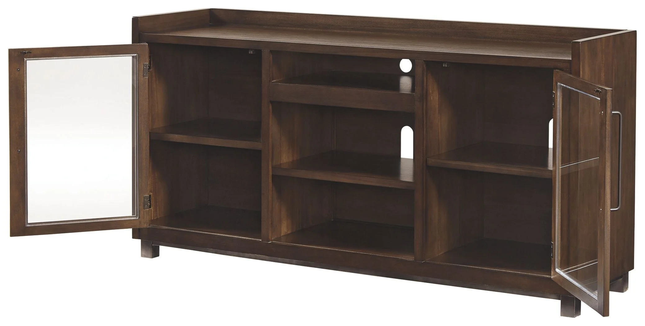 Starmore - XL TV Stand w/Fireplace Option - Brown - Image 7