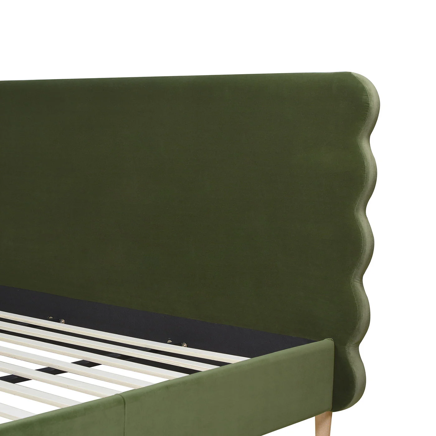 Stockholm - Modern Wavy Headboard Platform Bed - Image 17