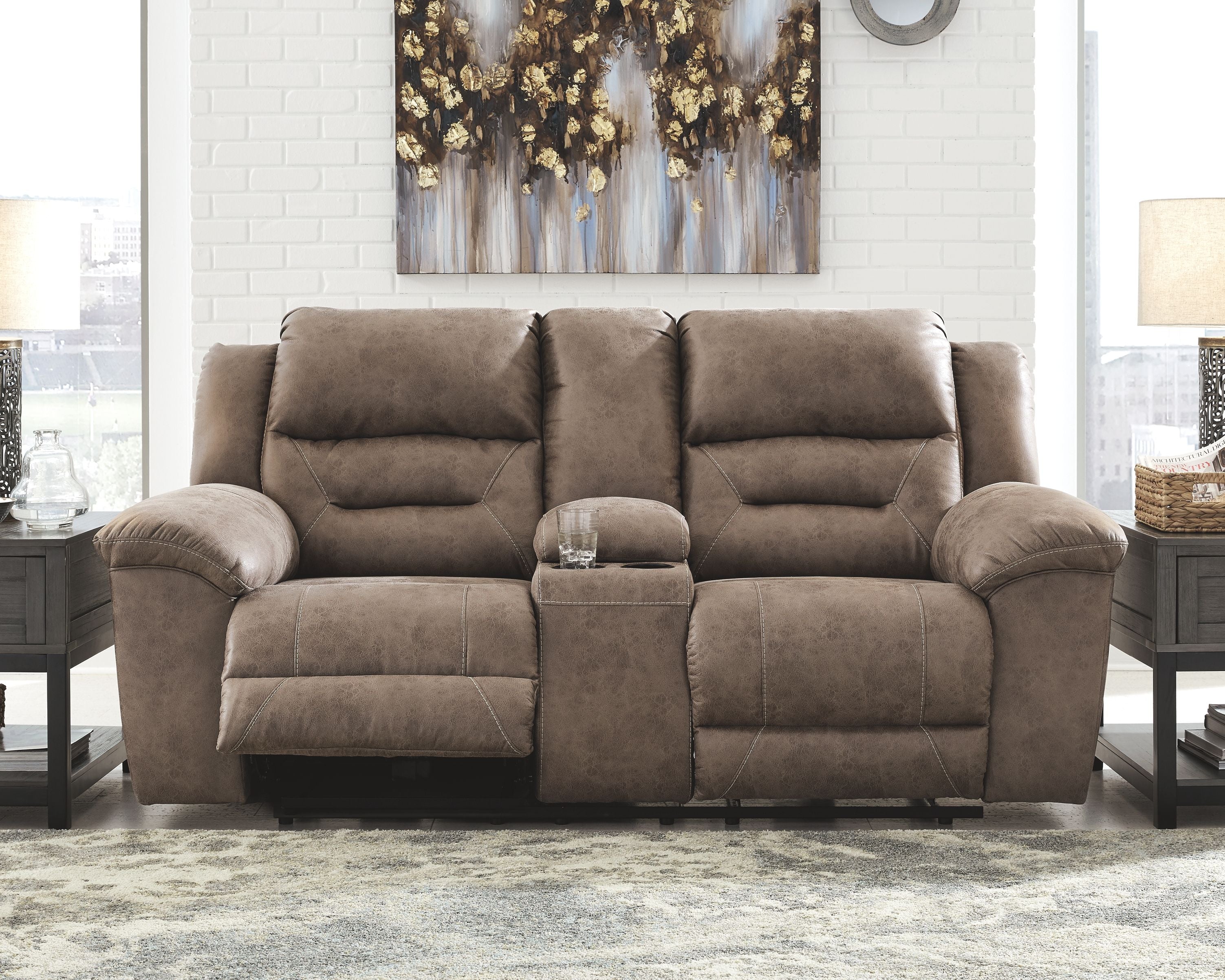 Stoneland - Power Reclining Loveseat - Image 5