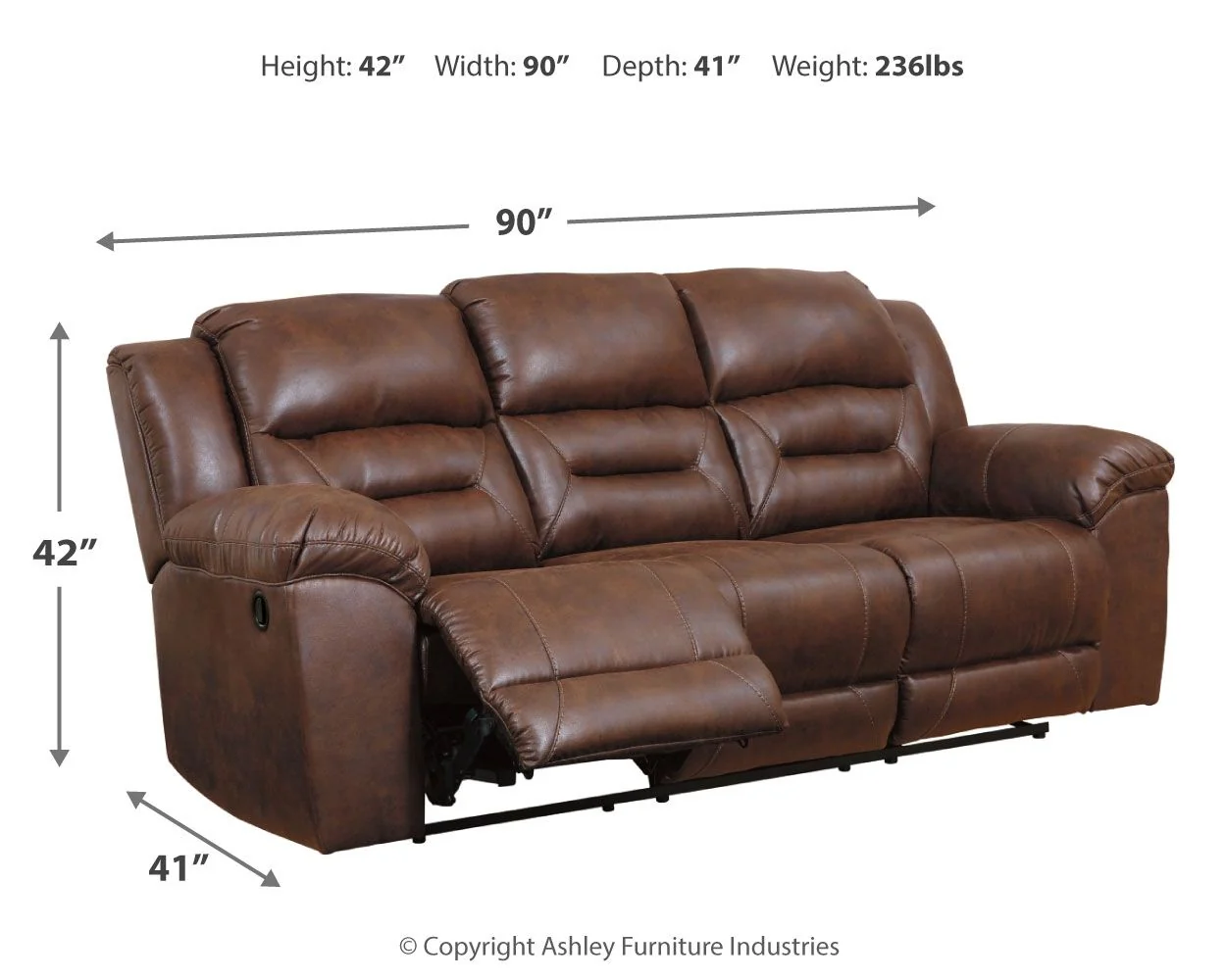 Stoneland - Reclining Sofa - Image 10