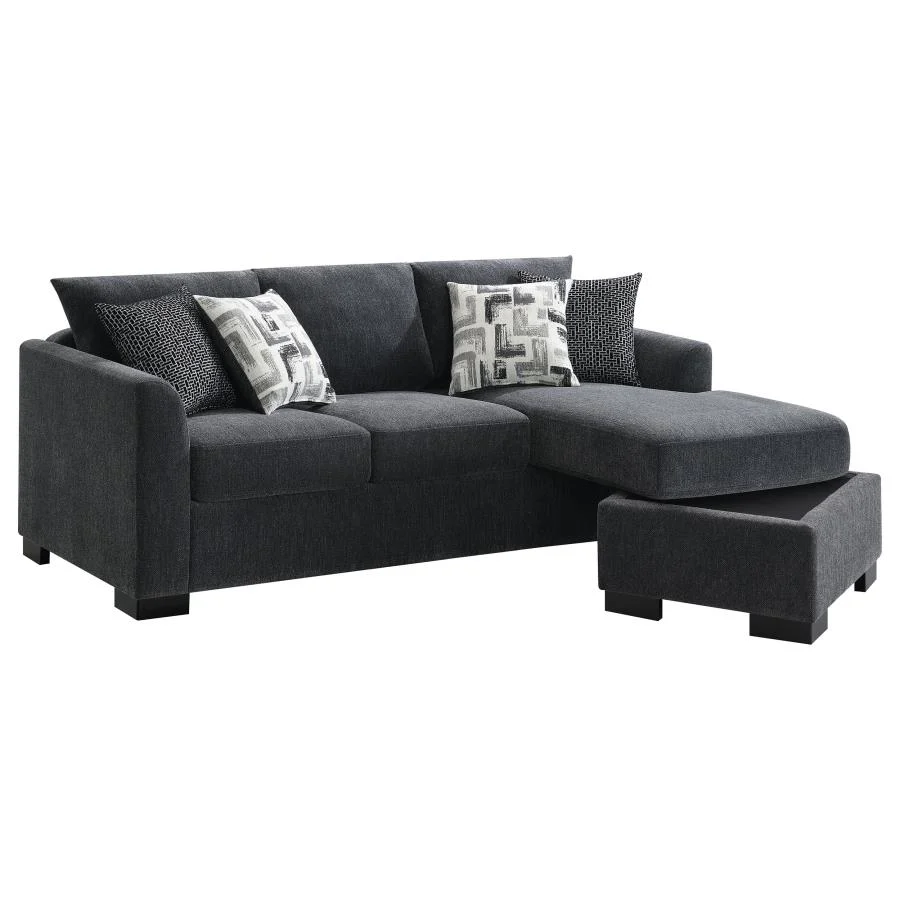 Storey - Upholstered Sleeper Sectional Chaise Sofa - Image 13