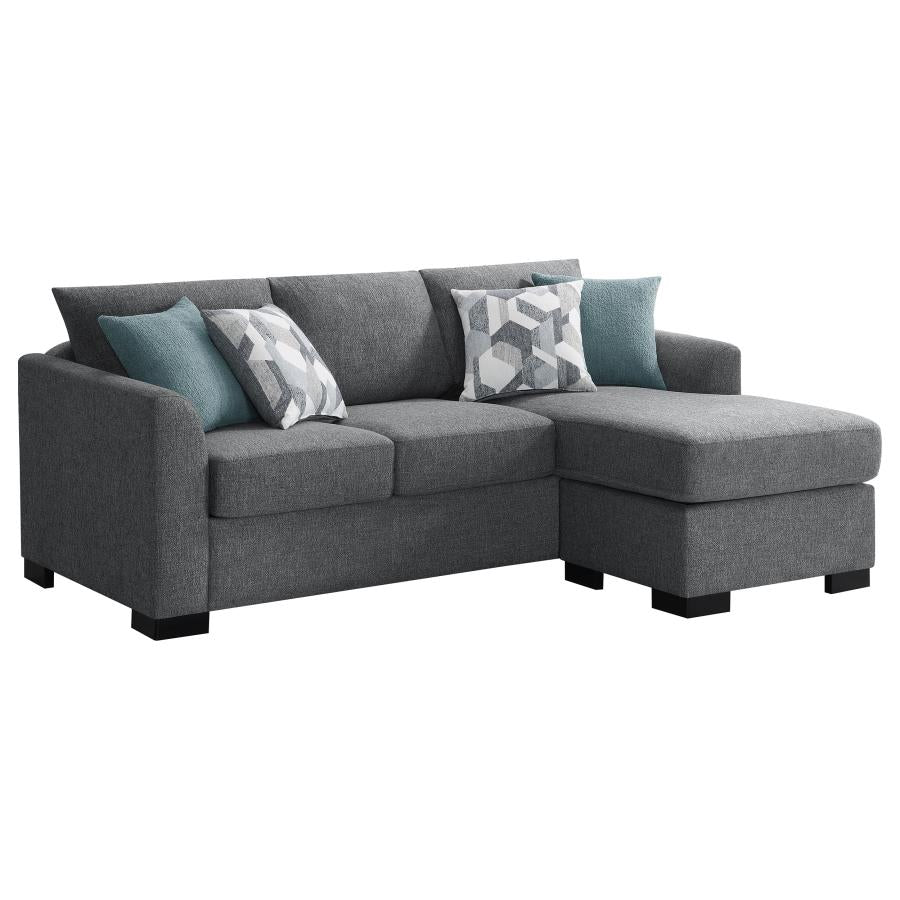 Storey - Upholstered Sleeper Sectional Chaise Sofa - Image 2