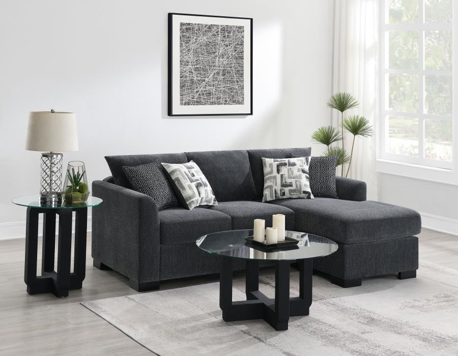 Storey - Upholstered Sleeper Sectional Chaise Sofa - Image 4