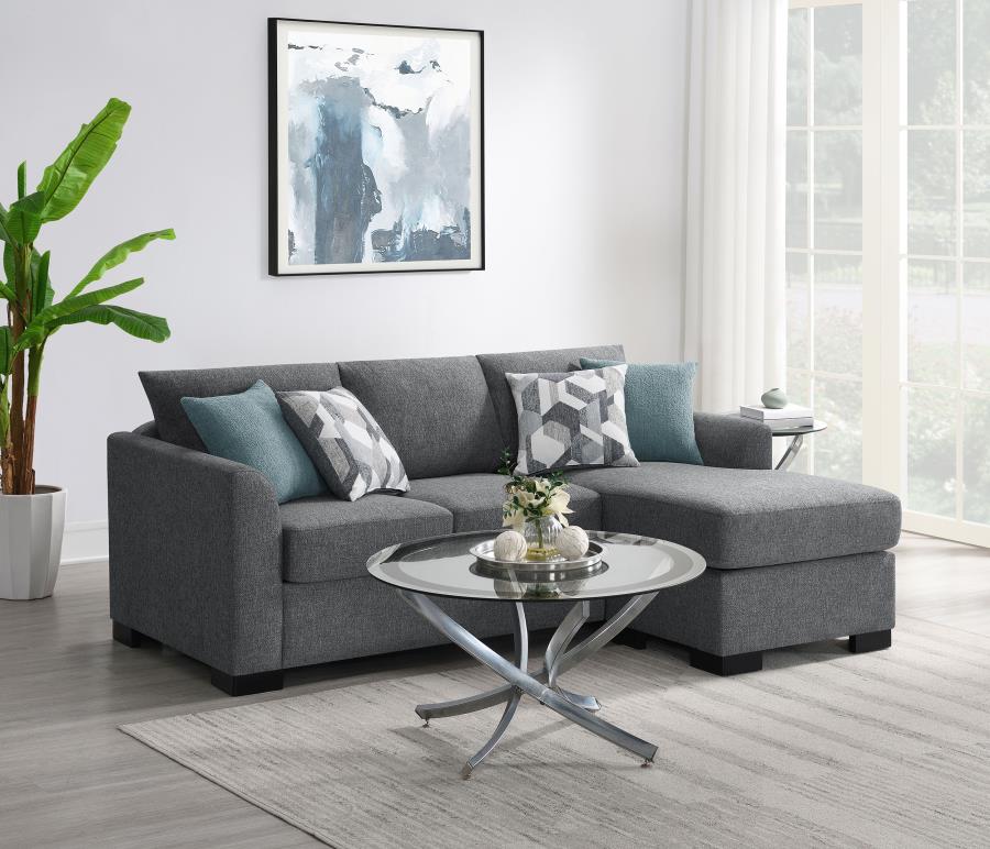 Storey - Upholstered Sleeper Sectional Chaise Sofa - Image 5