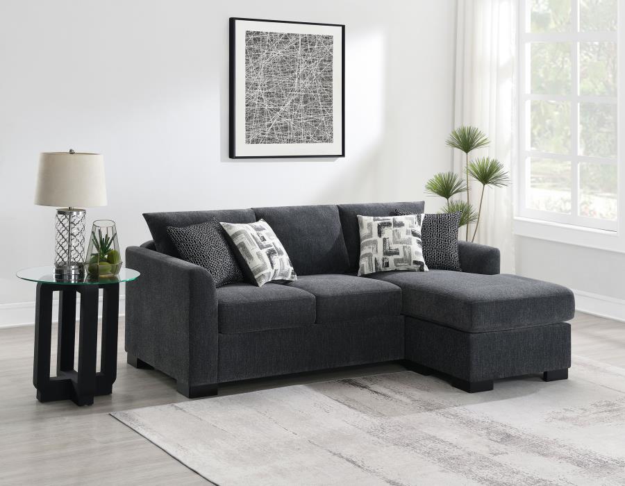 Storey - Upholstered Sleeper Sectional Chaise Sofa - Image 7