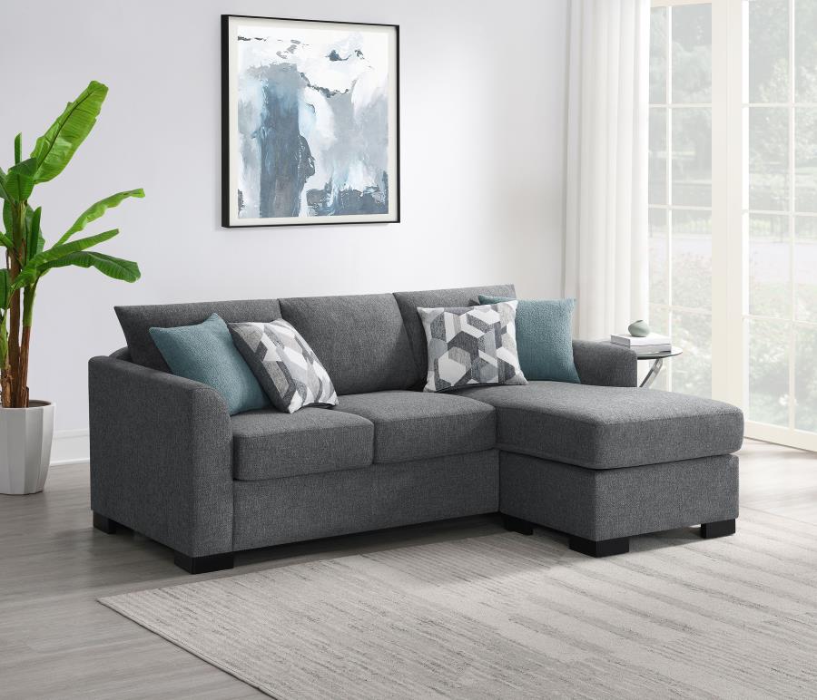Storey - Upholstered Sleeper Sectional Chaise Sofa - Image 8