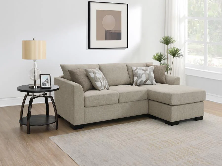 Storey - Upholstered Sleeper Sectional Chaise Sofa - Image 9